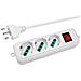 Ciabatta Multipresa Elettrica Con 3 Posti Schuko Con Interruttore On / off - Foto miniatura 1