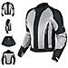 Giacca Mesh Traforato Traspirante Tessuto Tecnico Moto Touring Sport Grigio Xxl - Foto miniatura 1