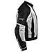 Giacca Mesh Traforato Traspirante Tessuto Tecnico Moto Touring Sport Grigio Xxl - Foto miniatura 5