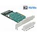 Pci Express X8 Card To 2 X Internal Nvme M. 2 Key M - Bifurcation - Speicher-controller - M. 2 - M. 2 Nvme Card Low-profile - Pcie 4,0 X8 (89045)  - Foto miniatura 2