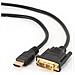 Cavo Cc-hdmi-dvi-10 (hdmi M - Dvi-d M; 3 M; Nero) - Foto miniatura 5