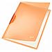 Copertina Leitz ColorClip - A4 - 210 mm Larghezza x 297 mm Lunghezza Dimensione Foglio - 30 Capacità Fogli - Fermaglio Chiusura - Polipropilene - Arancione - Foto miniatura 2