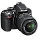 D3200 + AF-S DX NIKKOR 18-55mm f / 3.5-5.6G VR + AF-S DX VR Zoom-Nikkor 55-200mm f / 4-5.6G IF-ED, Auto, Nuvoloso, Flash, Fluorescente, Incandescente, Manuale, Ombra, Sunny, Bambini, Da vicino (Macro) , Paesaggio, Ritratto notturno, Ritratto, Sport, Neutrale, Vivace, Ottico, Batteria, Kit fotocamer - Foto miniatura 2