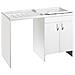 Mobile Coprilavatrice Bianco Con Vasca A Sinistra - Foto miniatura 1