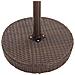 Set Bar Da Giardino 3 Pz Con Cuscini Polyrattan Marrone - Foto miniatura 3