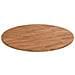 Piano Tavolo Rotondo Marrone Chiaro 80x1,5 Cm Rovere Trattato - Foto miniatura 1