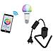 Set Led E27 Rgb /ww /cw Wifi + Triangle Base Black - Foto miniatura 1