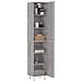 Credenza Grigio Sonoma 34,5x34x180 Cm In Legno Multistrato - Foto miniatura 3