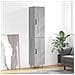 Credenza Grigio Sonoma 34,5x34x180 Cm In Legno Multistrato - Foto miniatura 1