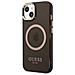Cover Per Iphone 14 Plus Tpu Gold Outline, Nero - Foto miniatura 1