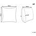 Set Di 2 Cuscini Meadia Cotone 45 X 45 Cm Rosso Trama Floreale - Foto miniatura 2