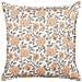Set Di 2 Cuscini Meadia Cotone 45 X 45 Cm Rosso Trama Floreale - Foto miniatura 4