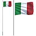 Asta E Bandiera Italia 6,23 M Alluminio - Foto miniatura 1