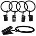Clip Per Anelli Per Tende Da 20 Pezzi, Anelli Per Aste Per Tende, Clip Per Tendaggi 3,5x3,2 Centimetri - Foto miniatura 1