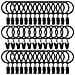 Clip Per Anelli Per Tende Da 20 Pezzi, Anelli Per Aste Per Tende, Clip Per Tendaggi 3,5x3,2 Centimetri - Foto miniatura 5