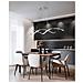 Lampadario Led A Onda Twist 28 Watt Luce Bianca Color Argento Cromato B56af - Foto miniatura 1