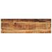 Piano Per Tavolo 100x20x3,8 Cm Rettangolare Legno Mango Grezzo - Foto miniatura 1