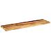 Piano Per Tavolo 100x20x3,8 Cm Rettangolare Legno Mango Grezzo - Foto miniatura 2