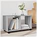 Mobiletto Con Ruote Grigio Sonoma 72x33x42,5 Cm In Truciolato - Foto miniatura 3