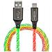 1700-0158 cavo USB 1 m USB A USB C Multicolore - Foto miniatura 6