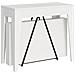 Consolle allungabile 90x42/302 cm Zima bianco frassino - Foto miniatura 1