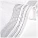 Asciugamano Con Ospite Spugnissima Gim In Cotone Colore Bianco Misura Cm 40x5560x100 - Foto miniatura 2