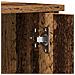 Mobile TV  in legno vecchio 100x40x50 cm in legno ingegnerizzato e acciaio - Foto miniatura 9