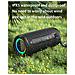 Altoparlante Bluetooth Wireless Con Luce Rgb Nera - Foto miniatura 3