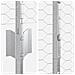 Poste per Recinzioni 10 pz U-Channel 120 cm Acciaio Galvanizzato - Foto miniatura 7