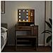 Set Toeletta con LED Rovere Artigianale in Legno Multistrato - Foto miniatura 4