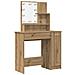 Set Toeletta con LED Rovere Artigianale in Legno Multistrato - Foto miniatura 5