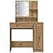 Set Toeletta con LED Rovere Artigianale in Legno Multistrato - Foto miniatura 6