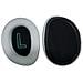 Cuscinetti Auricolari Di Ricambio In Tessuto Compatibili Con Logitech G G522 - Confezione Da 2 Grey+white - Foto miniatura 1