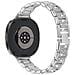 Elegante Cinturino In Acciaio Inossidabile Con Diamanti Compatibile Con Samsung Watch 8 (versione Più Piccola) Silver - Foto miniatura 2