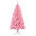 Albero di Natale con 150 LED con supporto Rosa 120 cm PVC - Foto miniatura 5