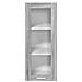 Armadio pensile con porta Riga Grigio Sonoma 40 x 31 x 100 cm - Foto miniatura 6