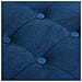Pouf pieghevole con contenitore - Velluto blu navy L x 8 - Foto miniatura 6