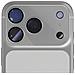Vetro Protezione Obiettivo Fotocamera Per Iphone 17 Pro Durezza 9h, Trasparente - Foto miniatura 3
