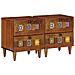 Armadio da Notte con cassetto 2 pcs Marrone 40 x 33 x 46 cm - Foto miniatura 1