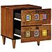 Armadio da Notte con cassetto 2 pcs Marrone 40 x 33 x 46 cm - Foto miniatura 2