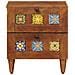 Armadio da Notte con cassetto 2 pcs Marrone 40 x 33 x 46 cm - Foto miniatura 3