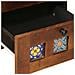Armadio da Notte con cassetto 2 pcs Marrone 40 x 33 x 46 cm - Foto miniatura 7