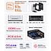 MACO Mini PC Barebone (No RAM No SSD) AMD Ryzen 7 Pro 8845HS 8-Core Fino a 5.1GHz 2 × USB4 HDMI DP 4-Screen Display WiFi6 2 × 2.5G LAN Oculink 2 × USB3.2 2 × USB2.0 Sblocco impronte digitali audio - Foto miniatura 3