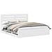 Struttura del letto Bianco 180 x 200 cm Legno Ingegnerizzato - Foto miniatura 1