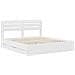 Struttura del letto Bianco 180 x 200 cm Legno Ingegnerizzato - Foto miniatura 4
