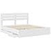 Struttura del letto Bianco 180 x 200 cm Legno Ingegnerizzato - Foto miniatura 5