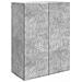 Mobiletto a muro Grigio Cemento 66 x 34,5 x 90 cm - Foto miniatura 1