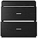 Mobiletto da Bagno Sotto Lavabo Rovere Nero 78,5 x 37,5 x 81 cm - Foto miniatura 3