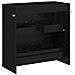 Mobiletto da Bagno Sotto Lavabo Rovere Nero 78,5 x 37,5 x 81 cm - Foto miniatura 5