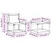 Set di divani da esterno con cuscino 5 pcs Bianco e Beige - Foto miniatura 9